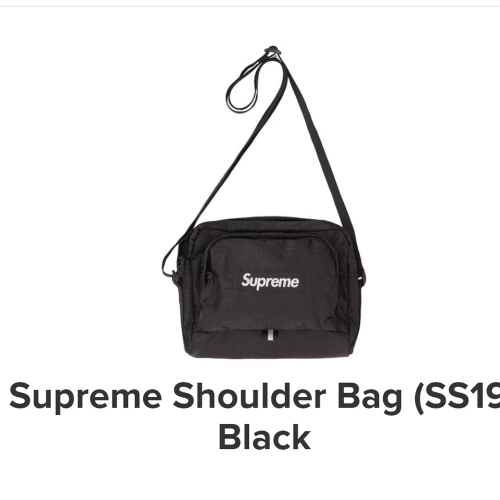Supreme Shoulder Bag Black. SS19. Brand new.